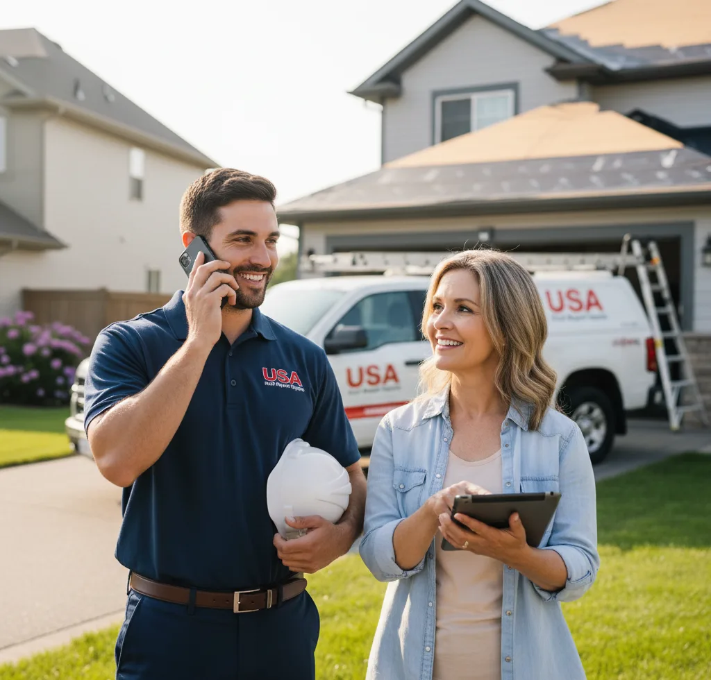 USA Roof Repair Experts customer support in Fuquay-Varina